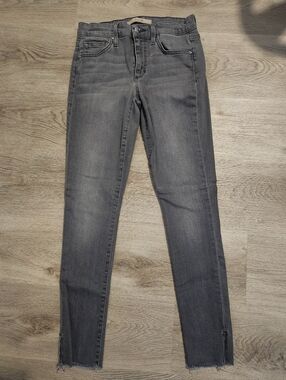 Joe Jeans. Skinny Gray Women's Ankle Jeans With Slit Ankle